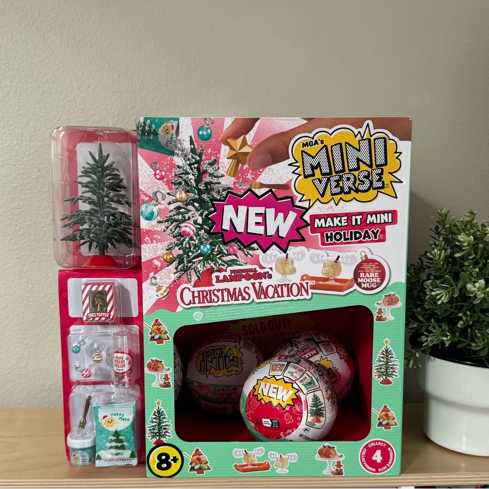 MGA’s Miniverse Make it Mini Holiday Series 2 complete set and Display Case